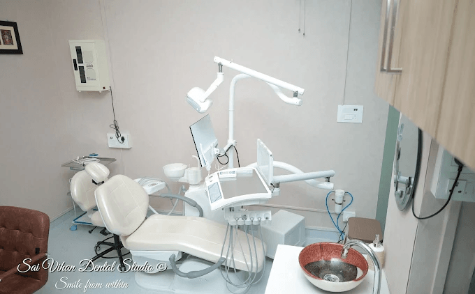 Treatment room at SAI VIHAN Dental Clinic Salem Tamil Nadu